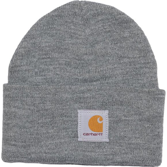 NEW Carhartt A18 Knit Cuffed Beanie - Factory Seconds For Men Heather Grey 164sn - Picture 1 of 4